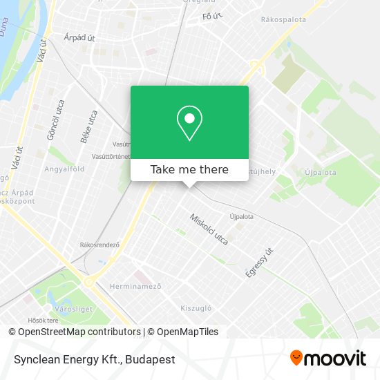 Synclean Energy Kft. map