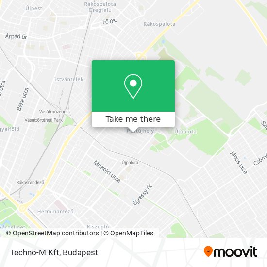 Techno-M Kft map