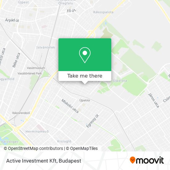 Active Investment Kft map