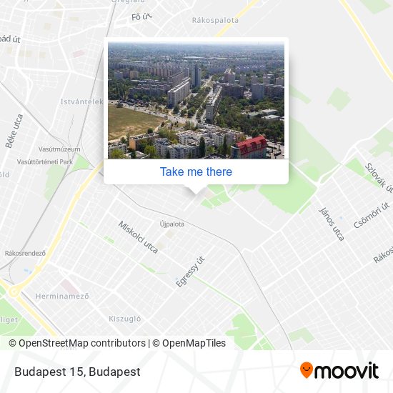 Budapest 15 map