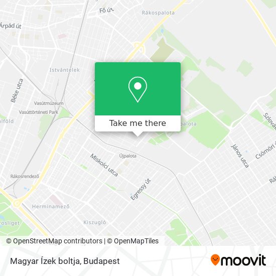 Magyar Ízek boltja map