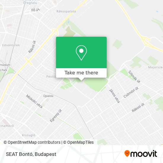 SEAT Bontó map