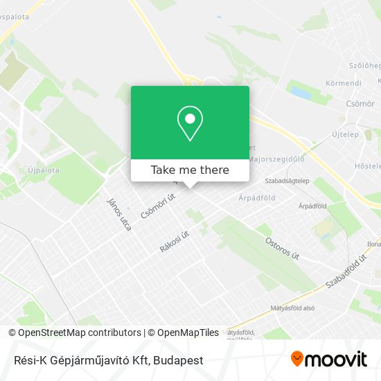 Rési-K Gépjárműjavító Kft map