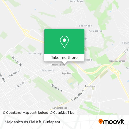 Majdanics és Fiai Kft map