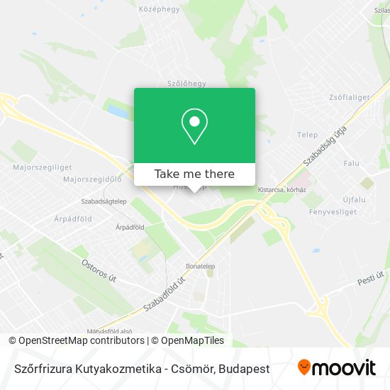 Szőrfrizura Kutyakozmetika - Csömör map