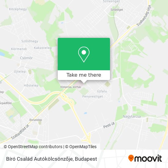 Bíró Család Autókölcsönzője map