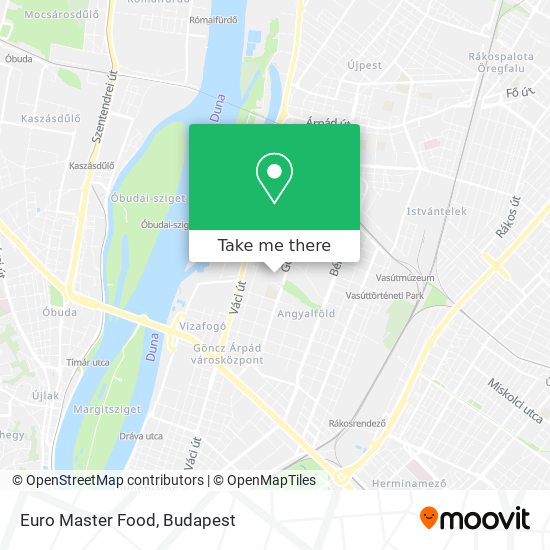 Euro Master Food map