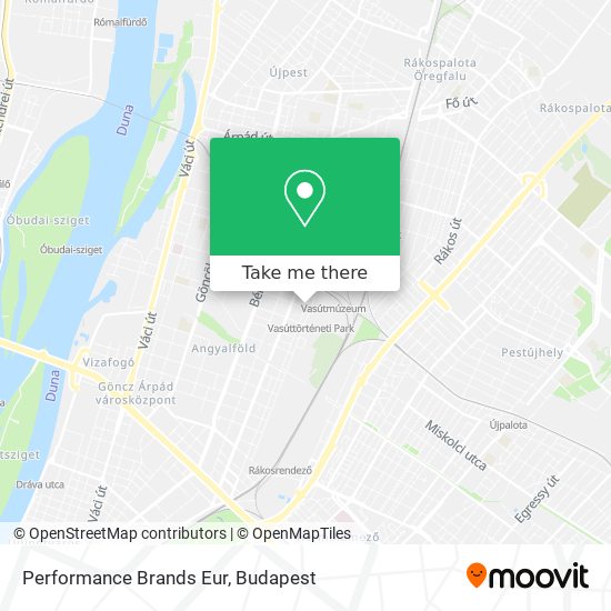 Performance Brands Eur map