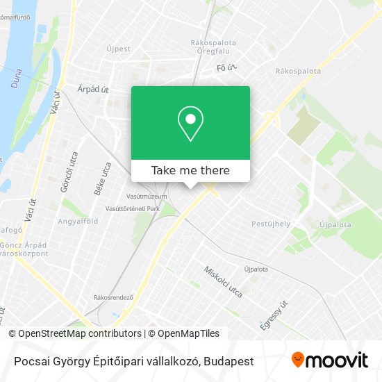 Pocsai György Épitőipari vállalkozó map