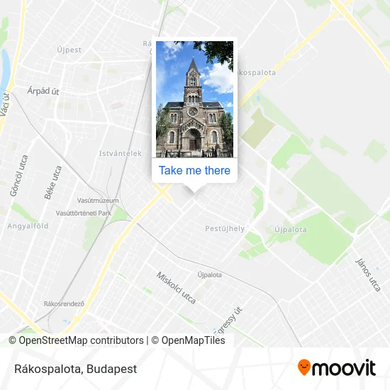 Rákospalota map
