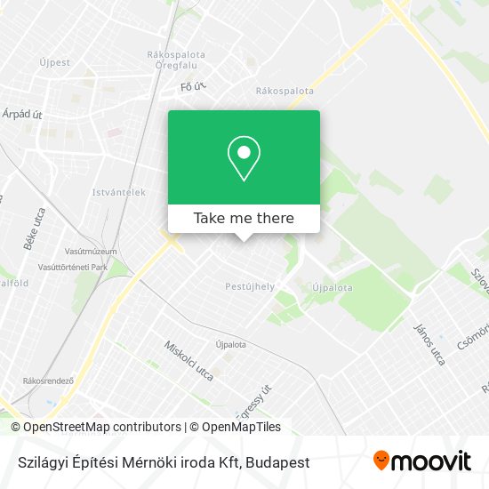 Szilágyi Építési Mérnöki iroda Kft map