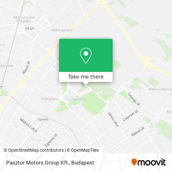 Pasztor Motors Group Kft. map