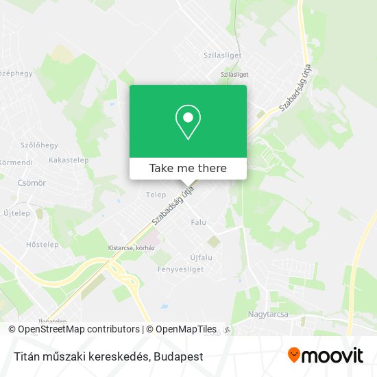 Titán műszaki kereskedés map