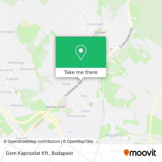 Gsm Kapcsolat Kft. map