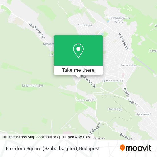 Freedom Square (Szabadság tér) map