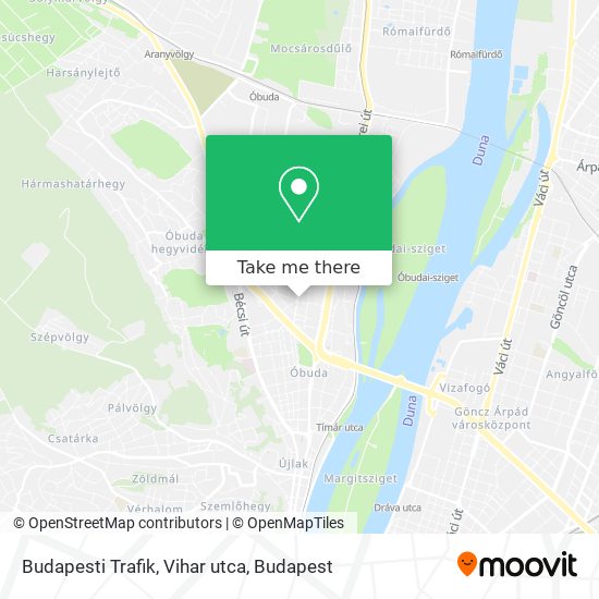 Budapesti Trafik, Vihar utca map