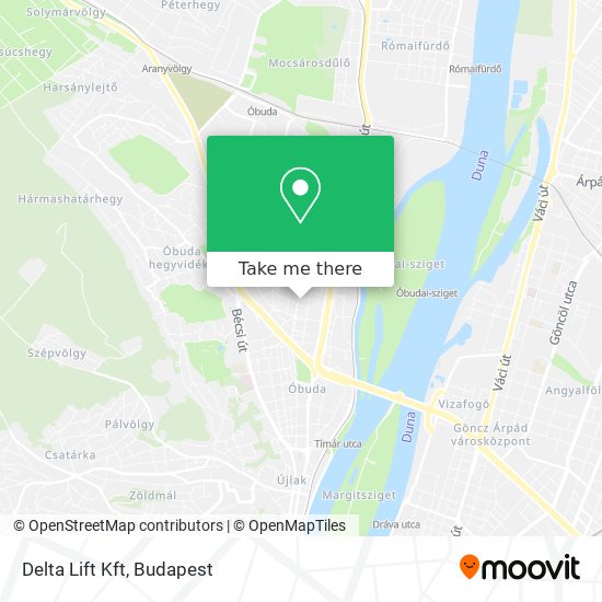Delta Lift Kft map