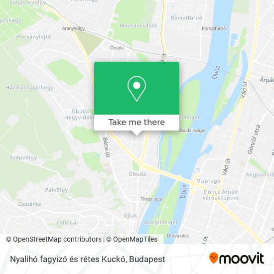 Nyalihó fagyizó és rétes Kuckó map