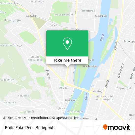 Buda Fckn Pest map