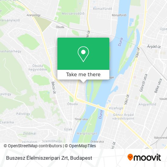 Buszesz Élelmiszeripari Zrt map