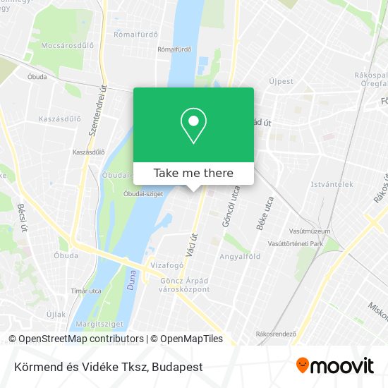 Körmend és Vidéke Tksz map