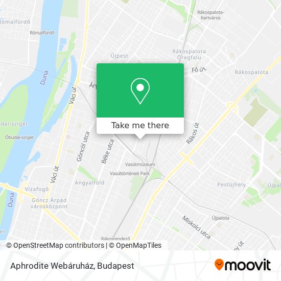Aphrodite Webáruház map