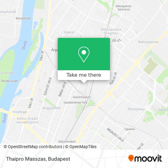 Thaipro Masszas map