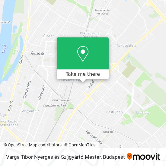 Varga Tibor Nyerges és Szíjgyártó Mester map