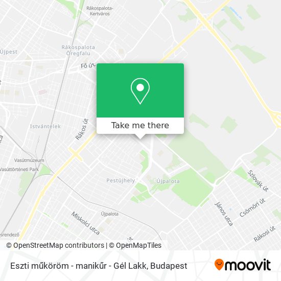 Eszti műköröm - manikűr - Gél Lakk map