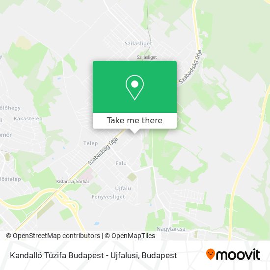 Kandalló Tüzifa Budapest - Ujfalusi map