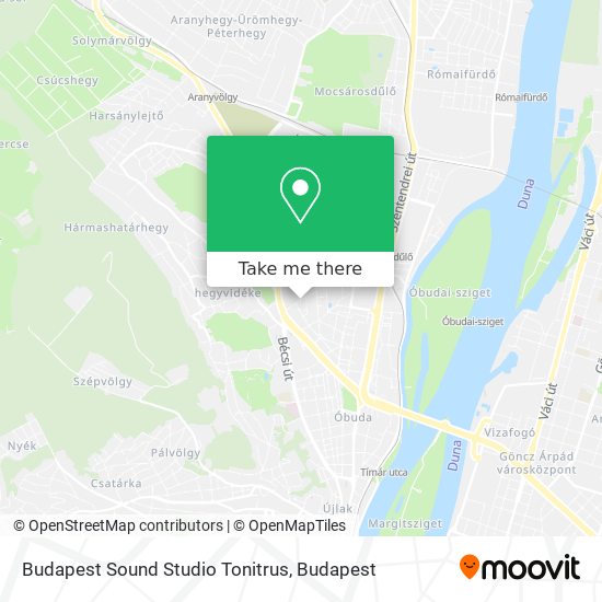 Budapest Sound Studio Tonitrus map