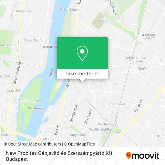 New Probitas Gépjavító és Szerszámgyártó Kft map