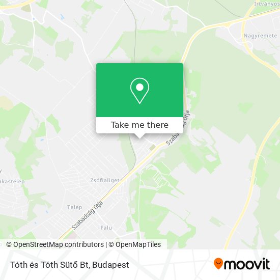 Tóth és Tóth Sütő Bt map