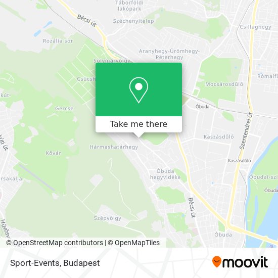 Sport-Events map