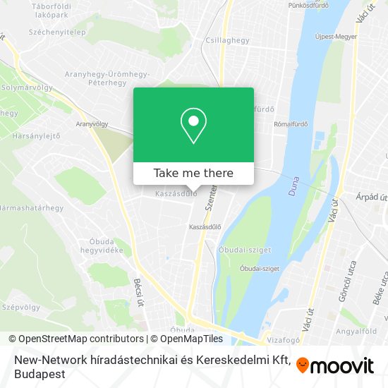 New-Network híradástechnikai és Kereskedelmi Kft map