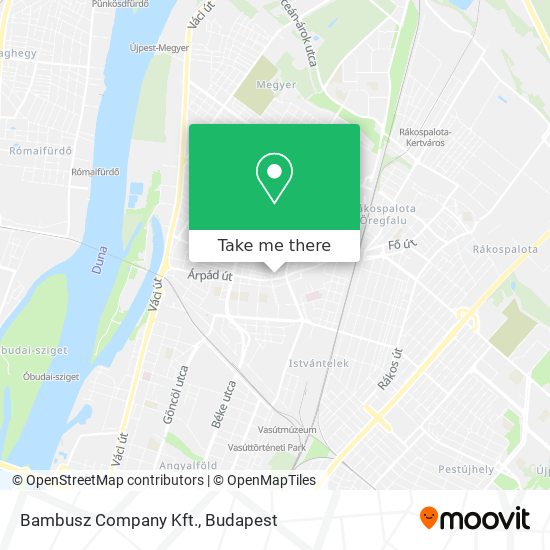 Bambusz Company Kft. map