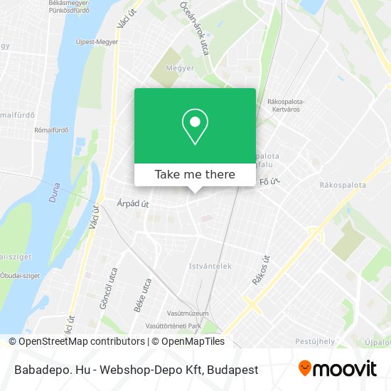 Babadepo. Hu - Webshop-Depo Kft map