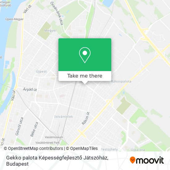 Gekko palota Képességfejlesztő Játszóház map