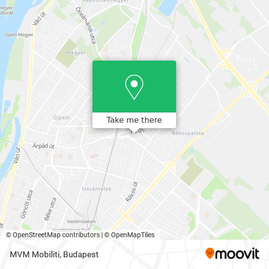 MVM Mobiliti map