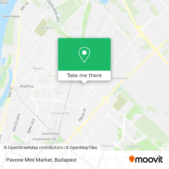 Pavone Mini Market map