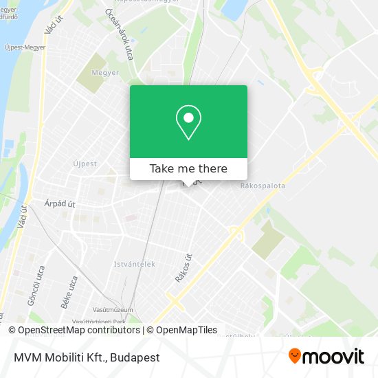 MVM Mobiliti Kft. map