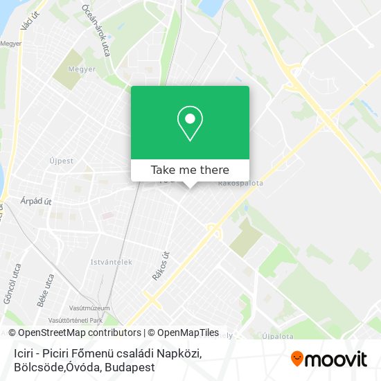 Iciri - Piciri Főmenü családi Napközi, Bölcsöde,Óvóda map