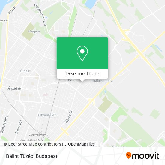 Bálint Tüzép map