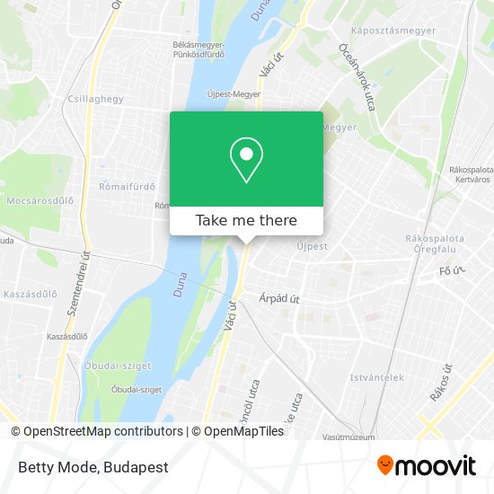 Betty Mode map