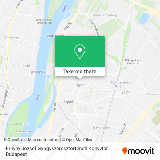 Ernyey József Gyógyszerésztörténeti Könyvtár map