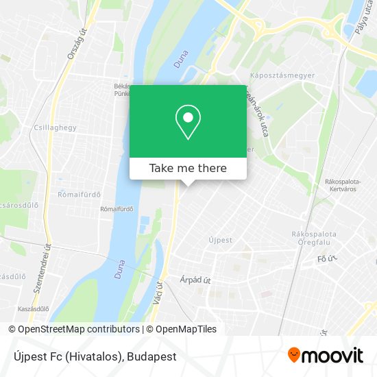 Újpest Fc (Hivatalos) map