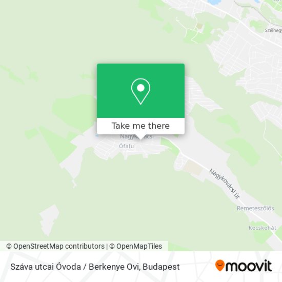 Száva utcai Óvoda / Berkenye Ovi map