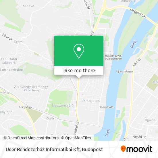 User Rendszerház Informatikai Kft map