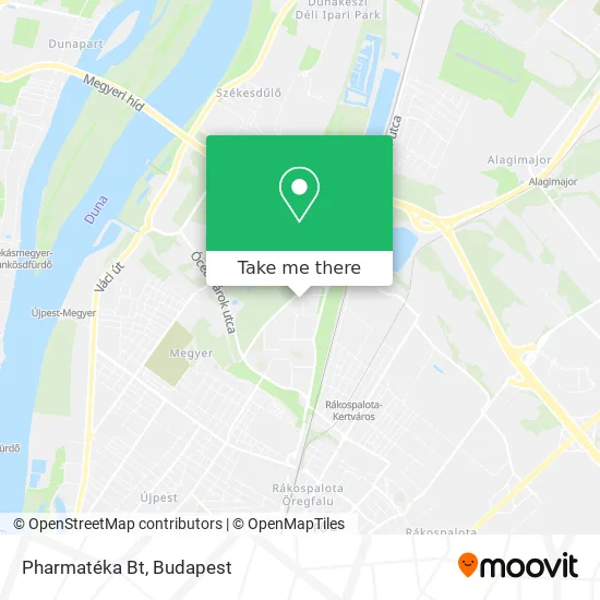 Pharmatéka Bt map