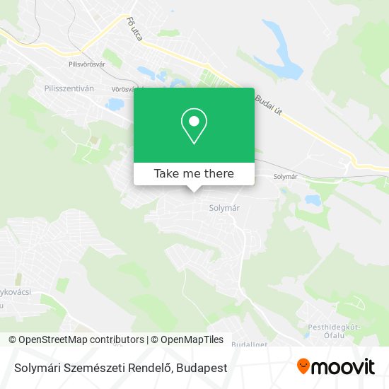 Solymári Szemészeti Rendelő map